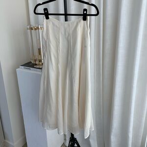 Ivory Midi Skirt